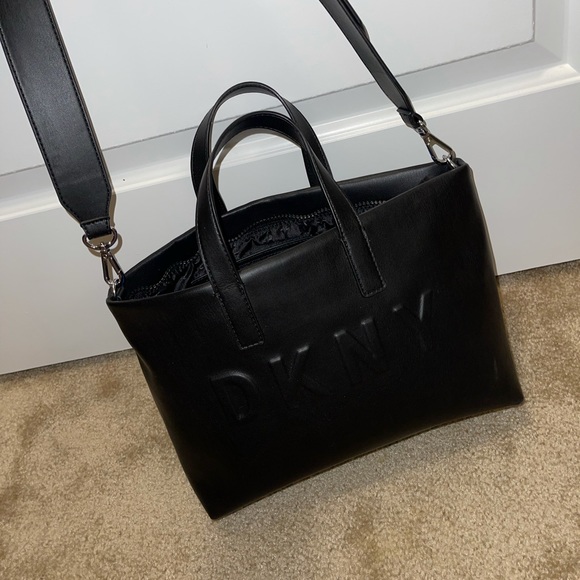 Black DKNY medium hand bag / shoulder bag - Picture 4 of 4